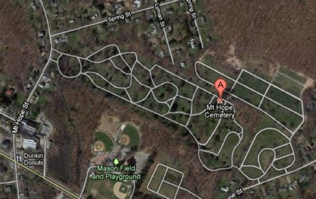 Map Of Mount Hope Cemetery